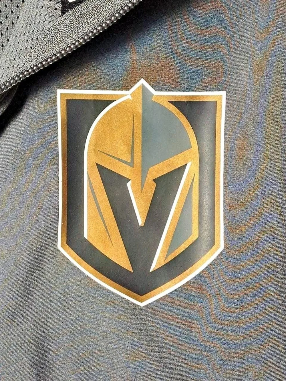 Fanatics Vegas Golden Knights Dark Gray and Gold Windbreaker Jacket
